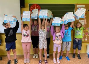 Miniaturka: Smerfowa kraina - zabawa w klasie Ib