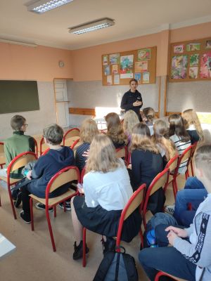 Miniaturka: Spotkanie dla klas siódmych na temat Odpowiedzialności karnej