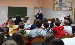 Miniaturka: Spotkanie prewencyjne z policją