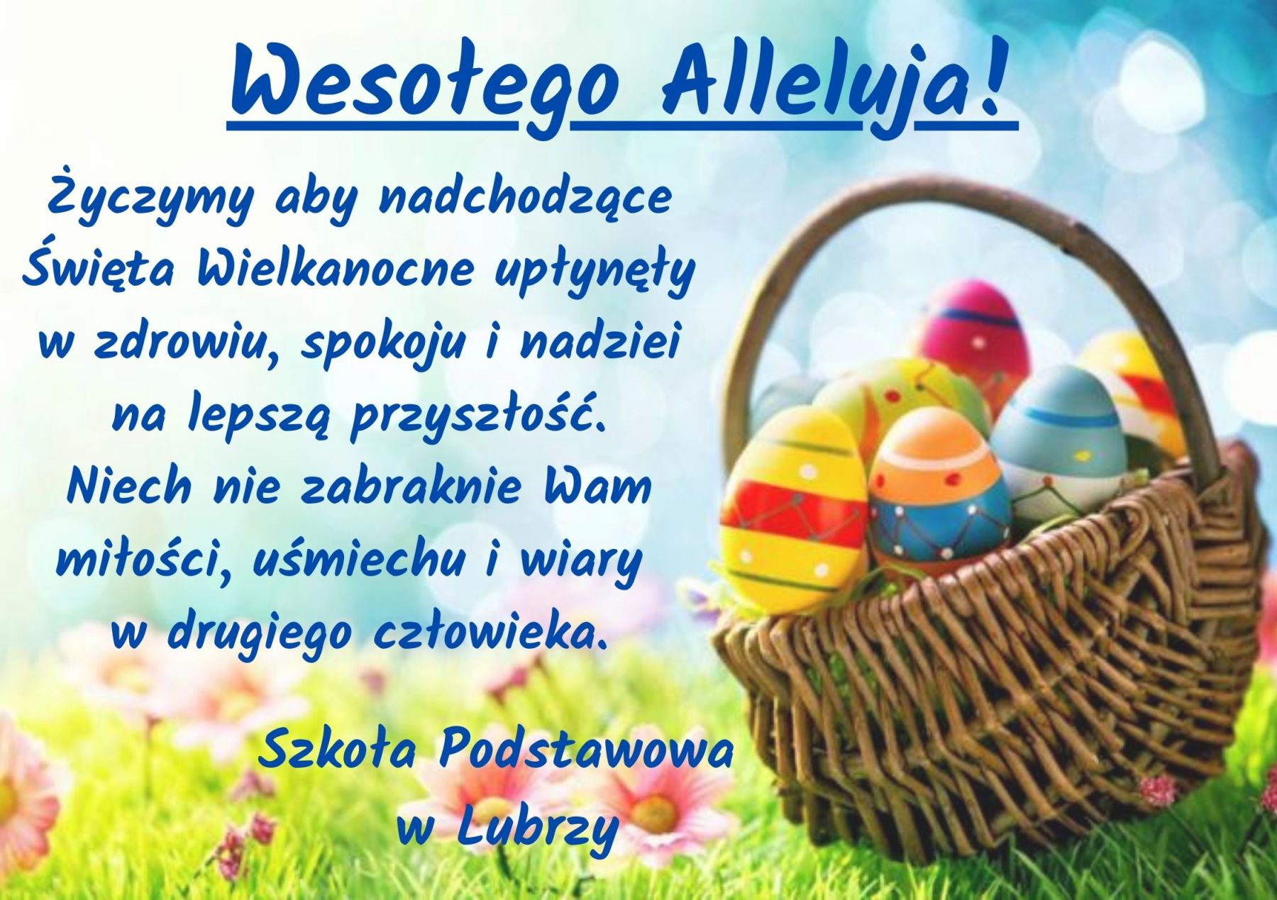 Obraz: Wesołych świąt wielkanocnych